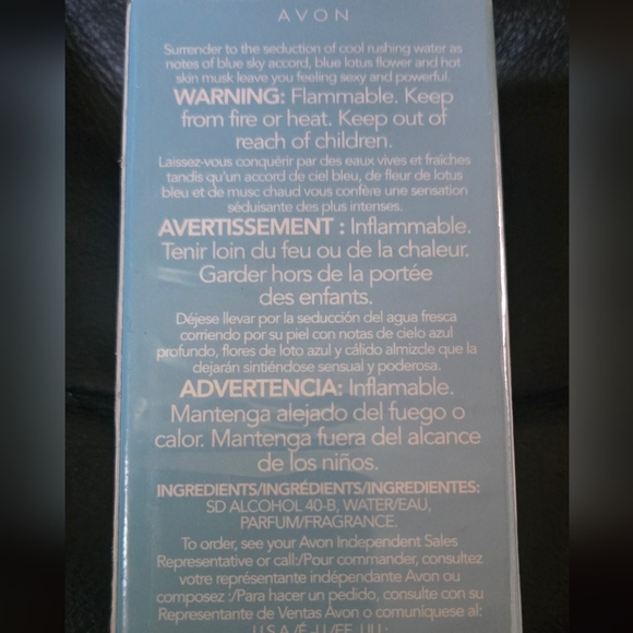 Avon Blue Escape Eau de Toilette 1.7floz - Picture 3 of 3